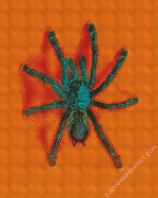 Green Spider diamond painting