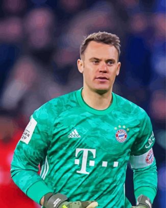 Handsome Manuel Neuer diamond painting