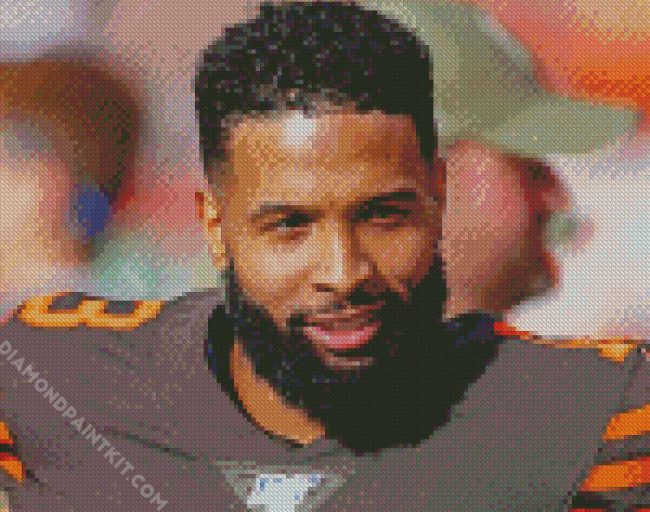 Handsome Odell Beckham Jr diamond painting