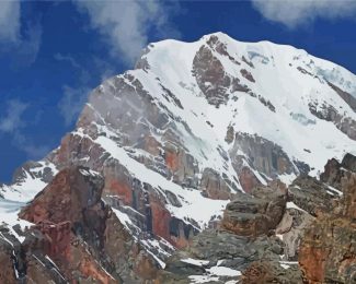 Hill Station Tajikistan diamond painting