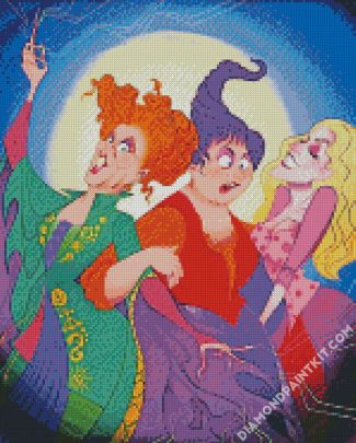 Hocus Pocus Cartoon diamond painting