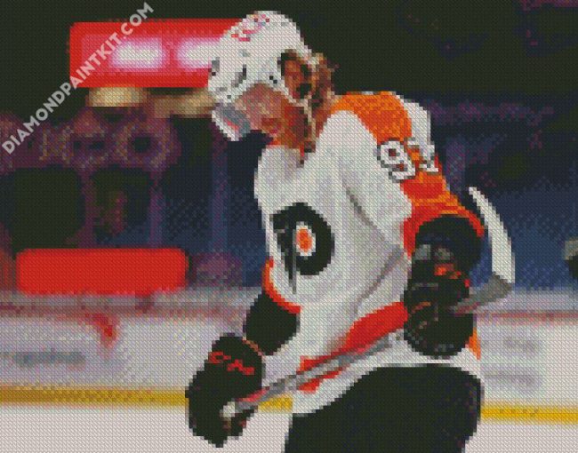 Ice Hockey Player Philadelphia Flyers diamond painting