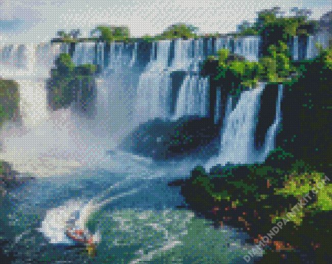 Iguazu Falls Argentina diamond painting