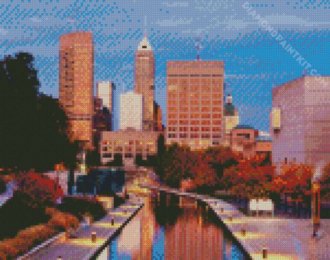 Indianapolis City diamond painting