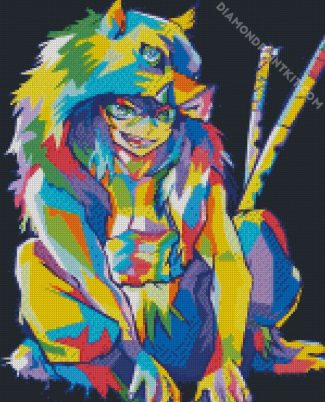 Inosuke Pop Art diamond painting