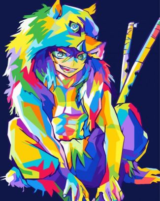 Inosuke Pop Art diamond painting