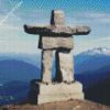 Inukshuk Whistler diamond painting