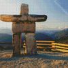 Inukshuk Whistler Mountain Canada diamond painting