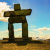 Inukshuk Whistler Mountain diamond painting