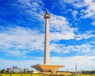 Jakarta National Monument diamond painting