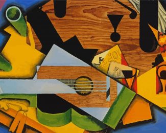 Juan Gris Still Life With Guitar diamond painting