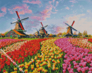 Keukenhof Netherlands diamond painting