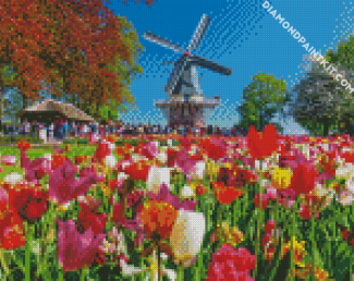 Keukenhof Garden diamond painting