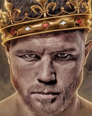 King Boxer Canelo diamond painting