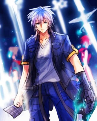 Kingdom Hearts Riku Character diamond painting