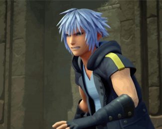 Kingdom Hearts Riku diamond painting