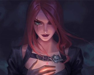 League Of Legends Katarina diamond painting