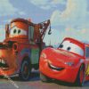 Lightning Mcqueen And Mater diamond painting