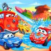 Lightning Mcqueen diamond painting