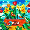 Love Birds And Flowers diamond painting