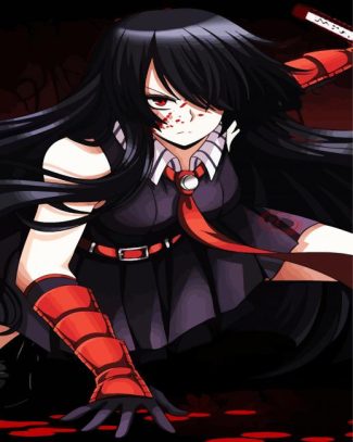 Mad Akame diamond painting