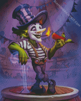 Magician Mime diamond painting