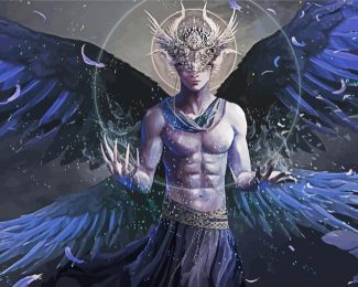 Male Angel diamond painting