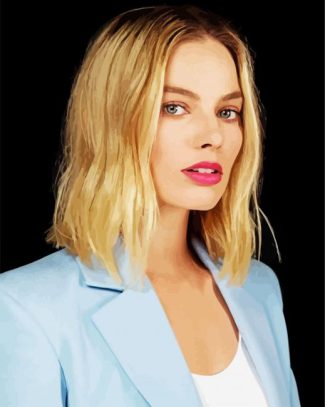 Margot Robbie diamond painting