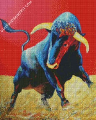 Matador Bull diamond painting