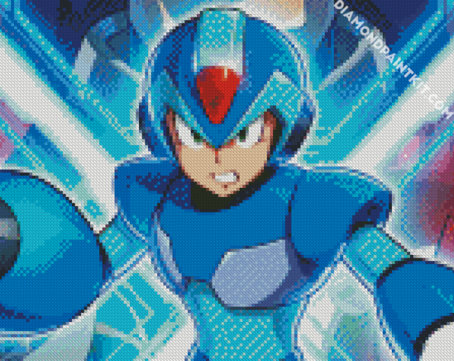 Mega Man Anime diamond painting