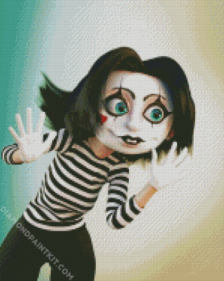 Mime Lady diamond painting