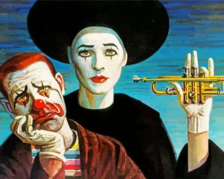 Musician Mime diamond painting