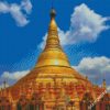 Maynmar Shwedagon Pagoda diamond painting