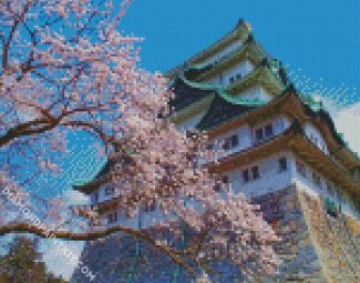 Nagoya Castle diamond painting