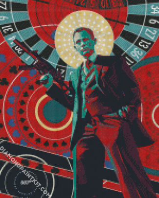 No Time To Die James Bond diamond painting