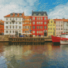 Nyhavn Buildings diamond painting