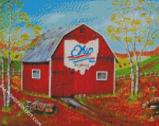 Ohio Bicentennial Barn diamond painting