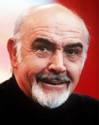 Old Sean Connery diamond painting