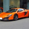 Orange Mclaren diamond painting