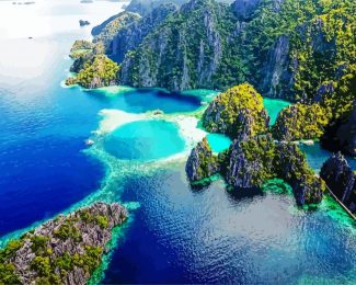 Palawan Island Seascape diamond painting