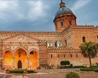 Palermo Cathedral Italy diamond painting