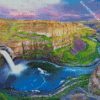 Palouse Falls State Park diamond painting