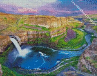 Palouse Falls State Park diamond painting