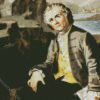 Philosopher Rousseau diamond painting