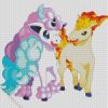 Ponyta Pokemon diamond painting