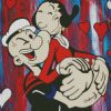 Popeye And Olive Couple diamond painting