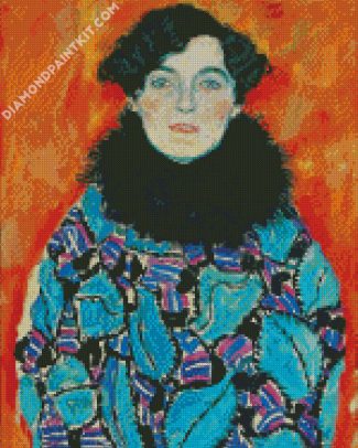 Portrait Of Johanna Staude By Gustav Klimt diamond painting