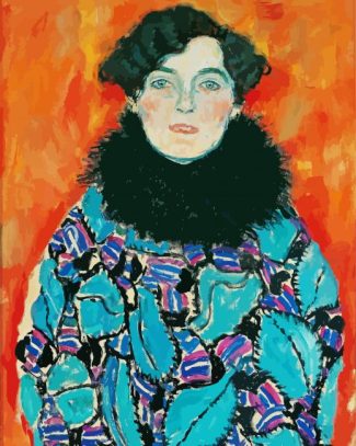 Portrait Of Johanna Staude By Gustav Klimt diamond painting