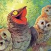 Potoo And Owls diamond painting