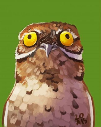 Potoo Illustration diamond painting